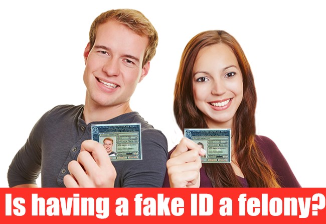 Two people were happy to get fake ID.